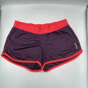 Reebok Women Mesh Shorts Playdry Purple XS